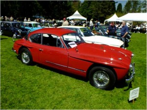 Jensen Interceptor at the Vancouver All British Field Meet at VanDusen Garden.