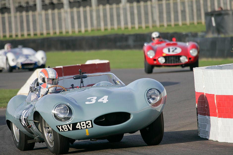 Jaguar D-Type at Goodwood