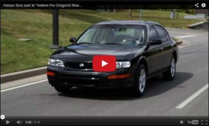 Fans urge Acker to restore the 1996 Nissan Maxima.