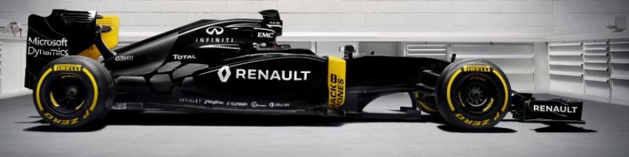 Renault Sport team car for 2016 F1 season.