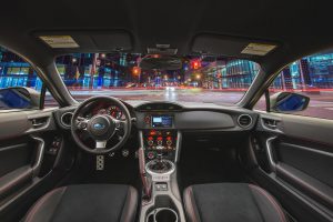 2017 Subaru BRZ includes updated materials on the instrument and door panels and an updated climate control panel. (CNW Group/Subaru Canada Inc.)