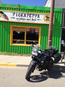 The Canadian melting pot of cultures—a Caribbean restaurant in the Yukon. Photo: Jeremy Stewart