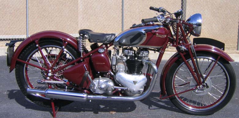 1938 Triumph Speed Twin.