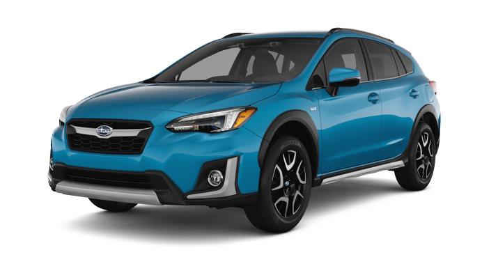 Exclusive to the 2019 Crosstrek Hybrid is a striking new exterior color, Lagoon Blue Pearl, one of four available hues. 