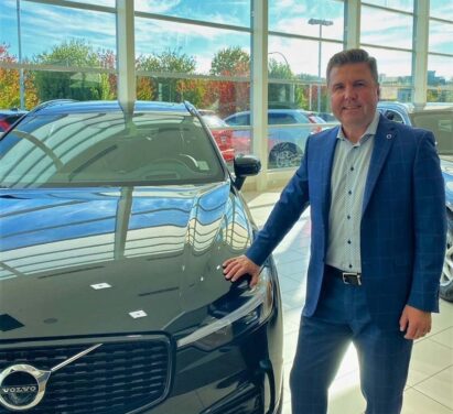 Jason Morrey at the new Morrey Volvo Cars Burnaby location. Photo courtesy Volvo, ID: 286934